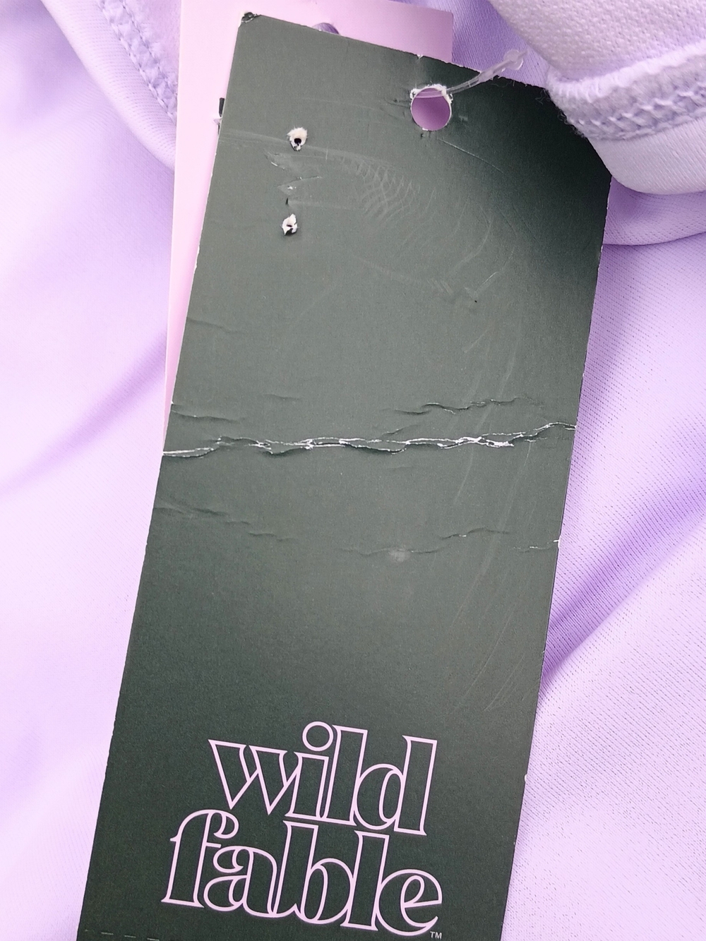 wild fable Lavender Tie-Front One-Piece Swimsuit NWT - Picture 7 of 10